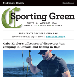 Gabe Kapler's offseason of discovery: Van camping in Canada and fishing in Baja