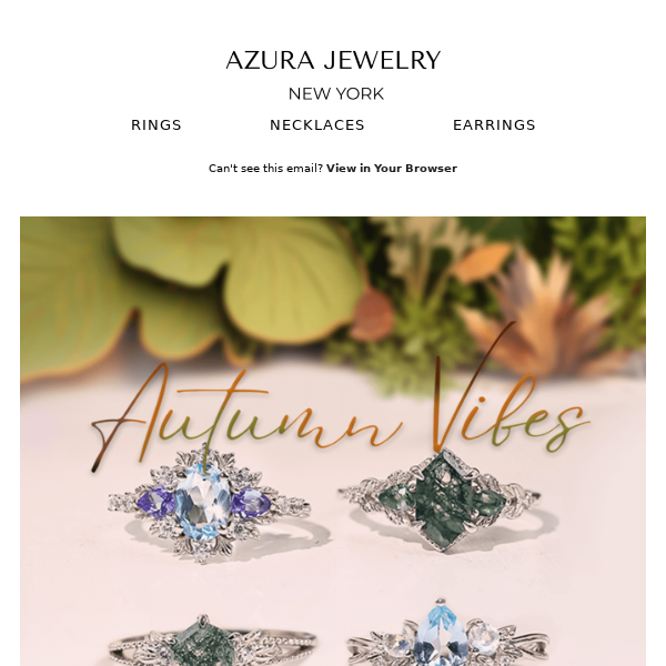 Dazzle this Fall with Azura Jewelry's New Collection 🍂💍