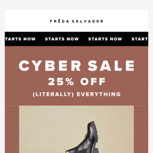 LET’S CYBER: 25% OFF EVERYTHING