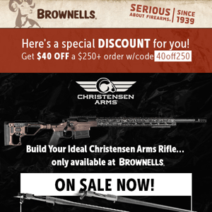 Create Your Ideal Christensen Arms Rifle