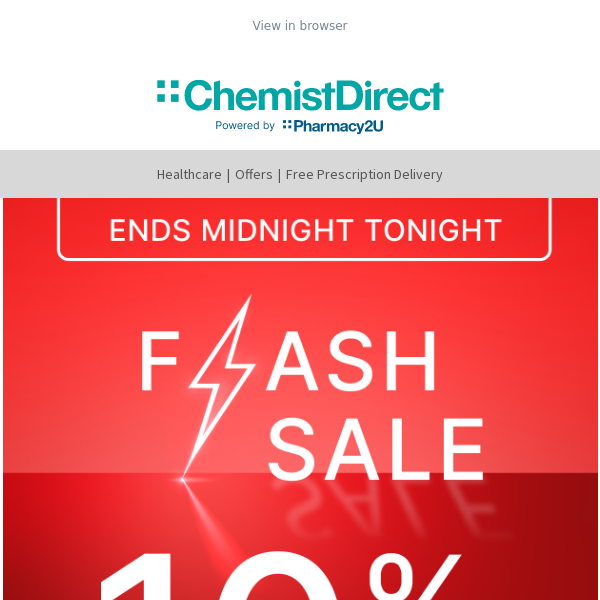 10% OFF | 6pm - midnight!