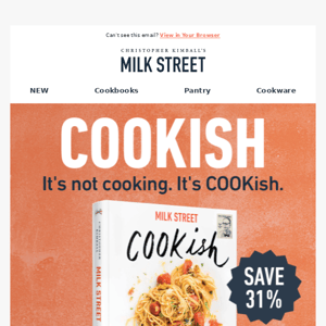 Order & save 31% off our COOKish cookbook today!