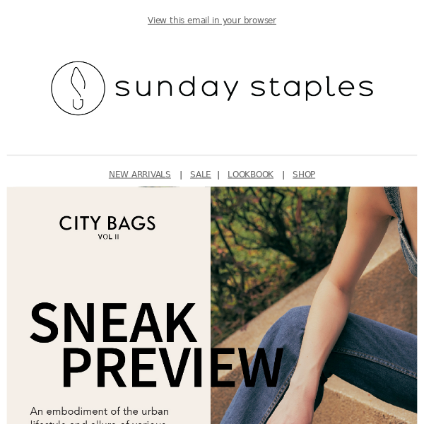 CITY BAGS: VOL 2 | preview 👀