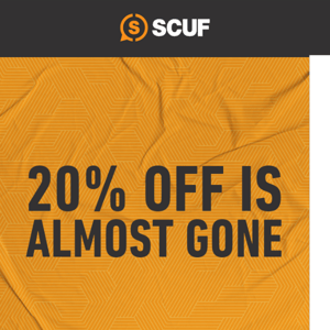 The curtain is closing on 20% off a customized controller