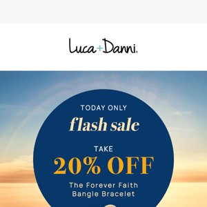 💥 FLASH SALE: 20% Off Forever Faith Bracelet