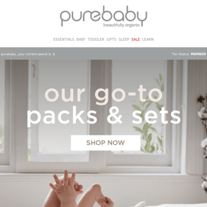 Our Go-to Packs & Sets | Baby Essentials