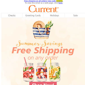 It’s here! Free shipping on EVERY order, NO minimum