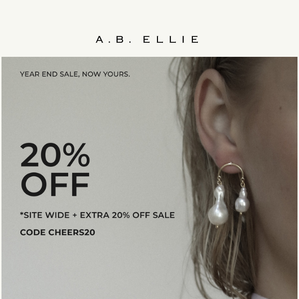 last day - 20% off everything x