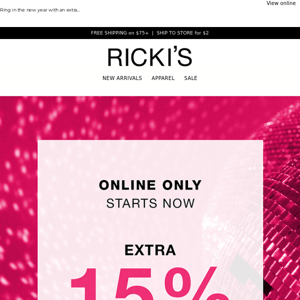 Ricki's: Here's the perfect wrap-up to 2022