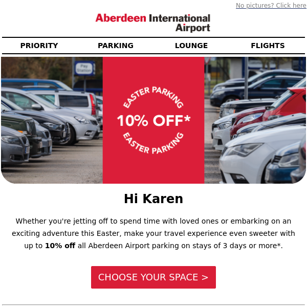 Make your travel experience sweeter with 10% off Aberdeen Airport parking Aberdeen Airport* 🚗✈️