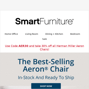 30% Off Herman Miller Aeron Chair Right Now!