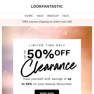 CLEARANCE SALE!💸 Up To 50% OFF