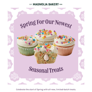 NOW SHIPPING: Our all-new batch of Spring desserts  🌸 🧁