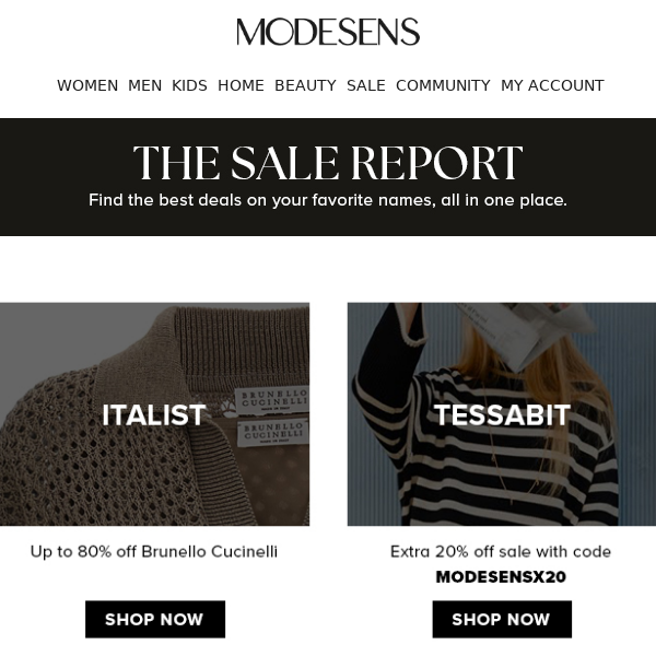 The weekend’s best sales are on ModeSens