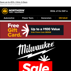 NEW SALE | Save Big on Milwaukee Tool