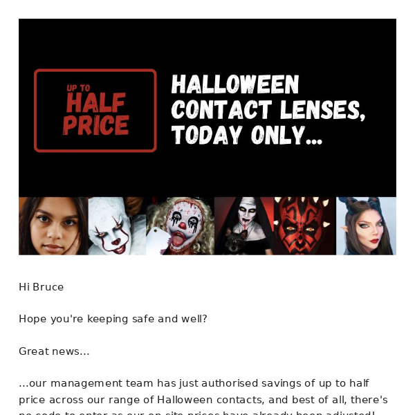 RE: 50% Off Halloween contacts 🎃