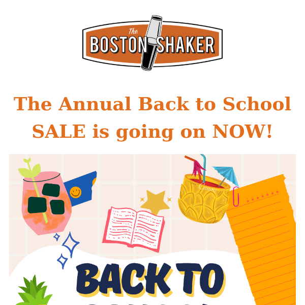 Annual Back to School SALE!