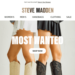 Most Wanted Styles In Your Size