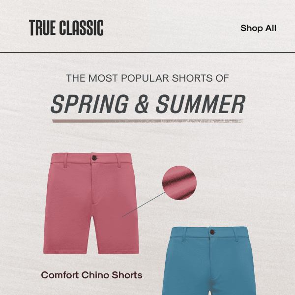 Your new favorite chino shorts