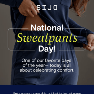 Happy National Sweatpants Day!