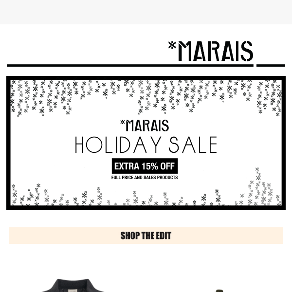 Shop MARAIS' Holiday Sale