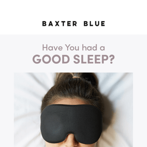 Baxter Blue, have you had a good sleep? 😴