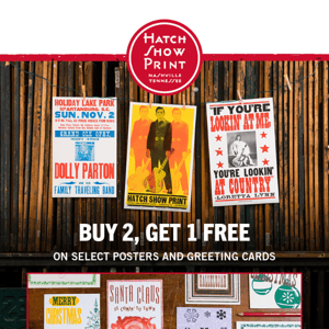 A Holly, Jolly, Hatch Show Print Holiday