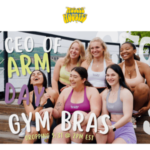 TOMORROW! CEO OF BACK & BIS GYM BRAS!!