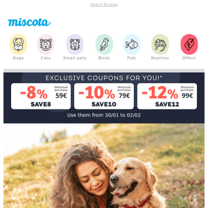 Miscota🙋🏼‍♀️ Use your coupons before they run out...
