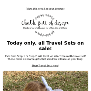 Travel Sets On Sale Today Only!