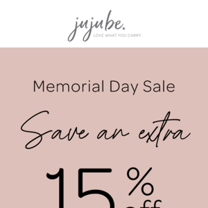 Last Call! Our Memorial Day Sale - Ends at Midnight!