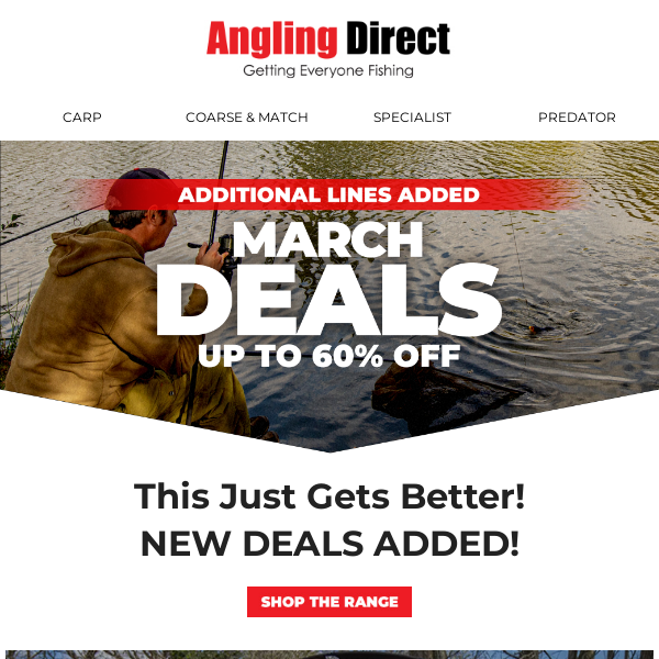 Angling Direct - Latest Emails, Sales & Deals