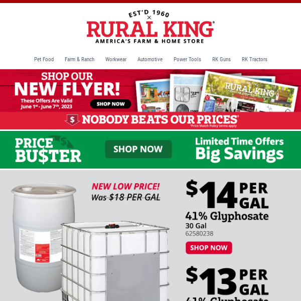 It's Thursday & You Know What that Means? All New Savings @Rural King! -  Rural King