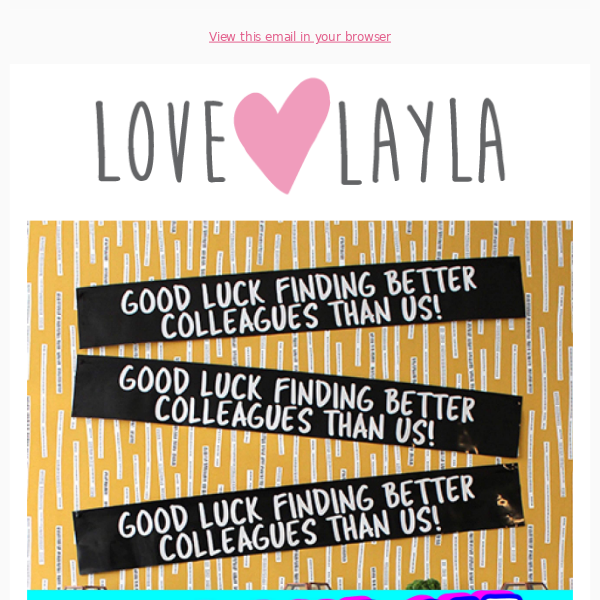 Love Layla Designs, Check out our Offers 👀