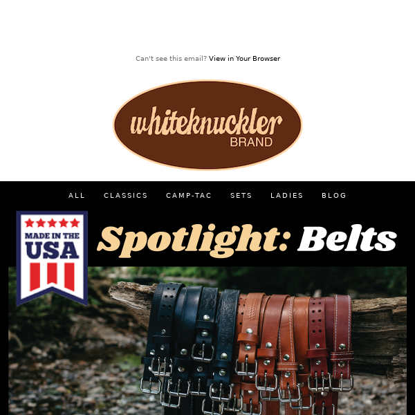 Our amazing BELTS are built to last decades!