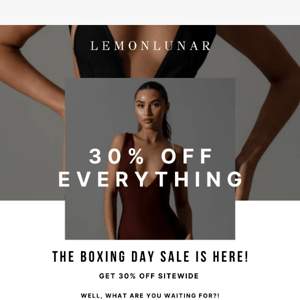 Boxing Day Sale is Here🎁