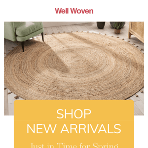 This just in! New rug arrivals 🌷 Just in time for spring