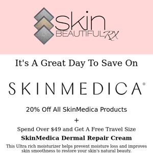 20% Off All SkinMedica + A Free Gift!