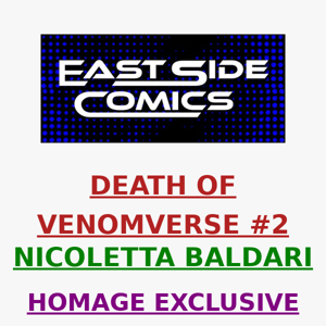 🔥 PRE-SALE TOMORROW at 5PM 🔥 INTRODUCING VENOM BOY! 🔥 DEATH OF VENOMVERSE #2 BALDARI VARIANT🔥LIMITED to 600🔥WEDNESDAY (6/07) at 5PM (ET)/2PM (PT)