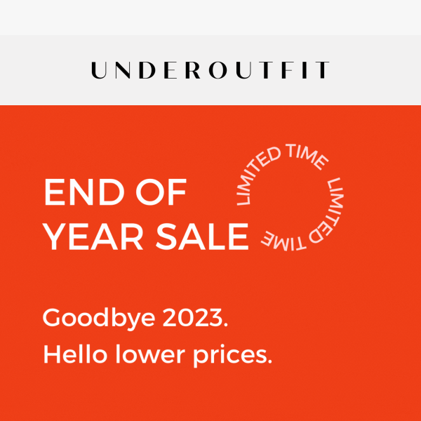 END OF YEAR SALE is ON! 💥 - Underoutfit