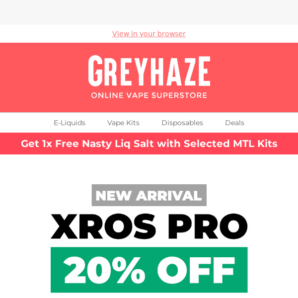 NEW ARRIVAL 🚨 XROS PRO 20% OFF!!