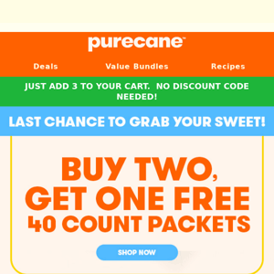 🧡 40ct Packets 🧡 Buy 2, Get 1 FREE!!