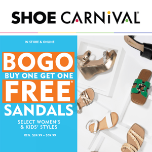 Shoe lovers dream: BOGO Free Sandals 🩴