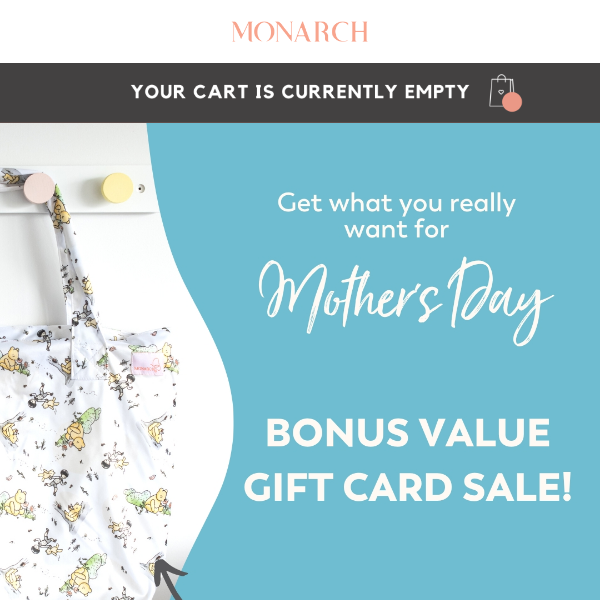 Get What You Really Want for Mother's Day!