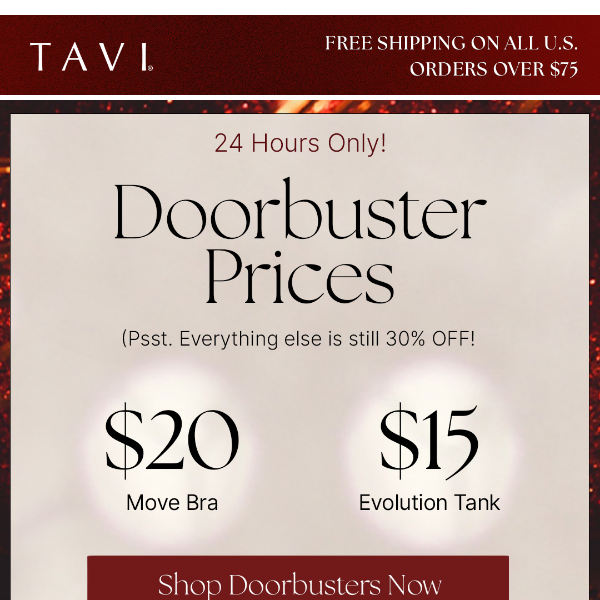 Doorbuster Deals: 24 HOURS ONLY