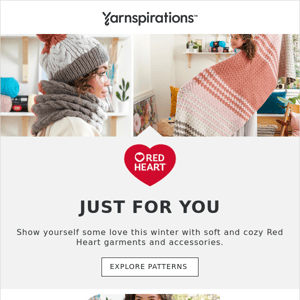 Free Red Heart patterns just for you!