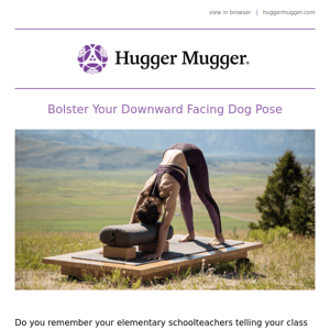 Bolster Your Downward Facing Dog Pose