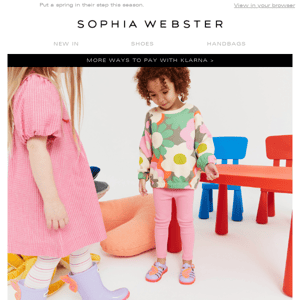  Sophia Webster, have you seen the latest arrivals for the little ones? 😍 
