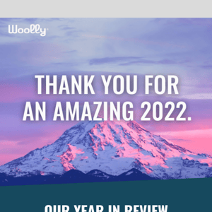 Thank you for an amazing 2022!