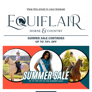 Up to 70% Off - In The Summer Sale!!